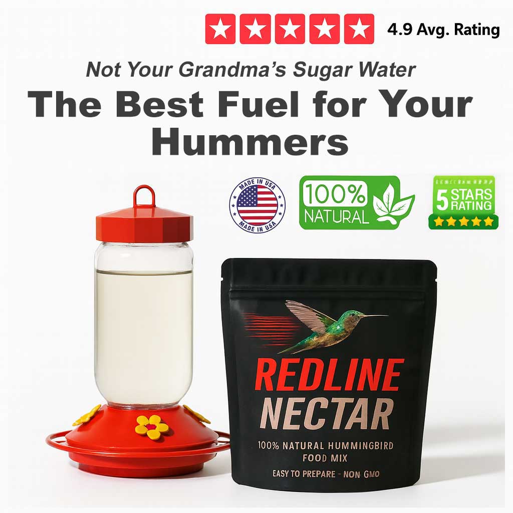 Redline Nectar™ – Natural Hummingbird Food